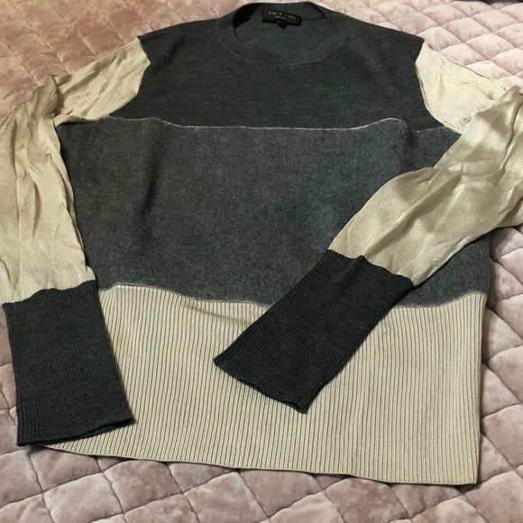 Rag & Bone blocked sweater! Gorgeous
